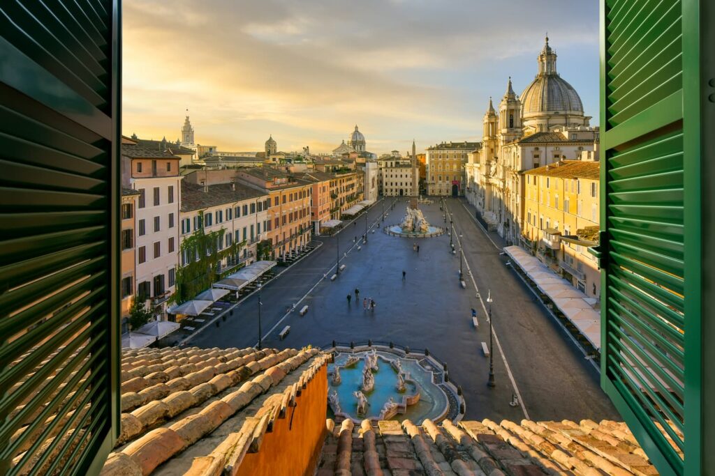 Some of the best boutique hotels in Rome are located near Piazza Navona.