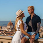 Bloggers Gosia and Rob in Florence which is one of the best places to stay in Italy.